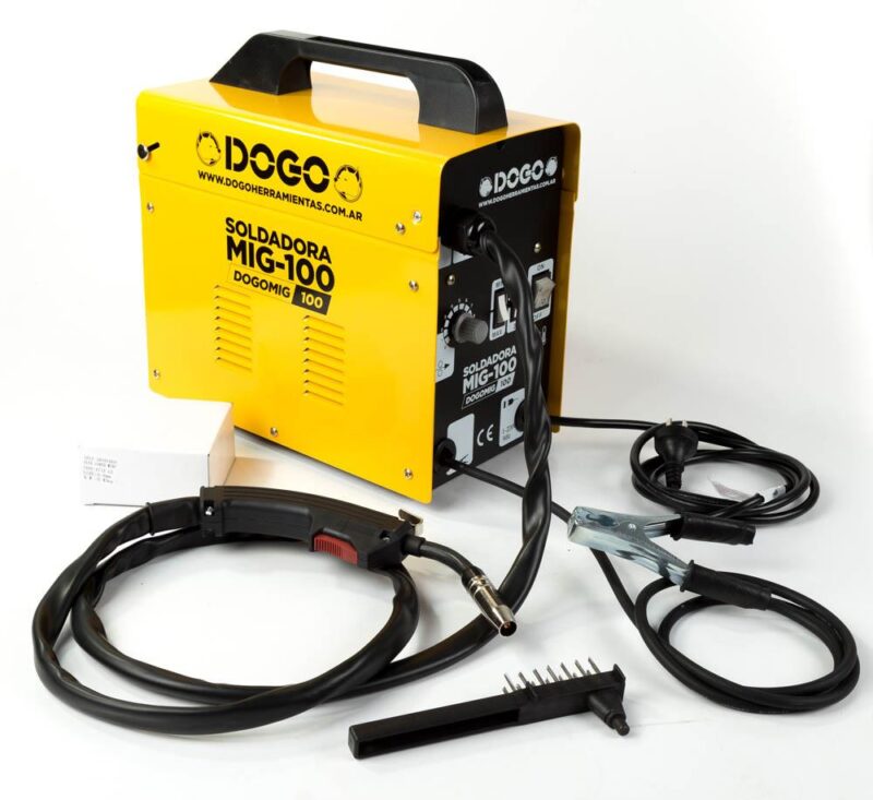 SOLDADORA MMA - ALAMBRE FLUX - 100 AMP C/TORCHA
